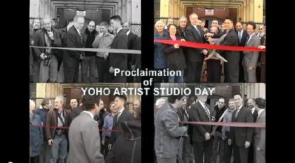 Mayor's Ribbon Cutting; YOHO Artists Day Proclaimation